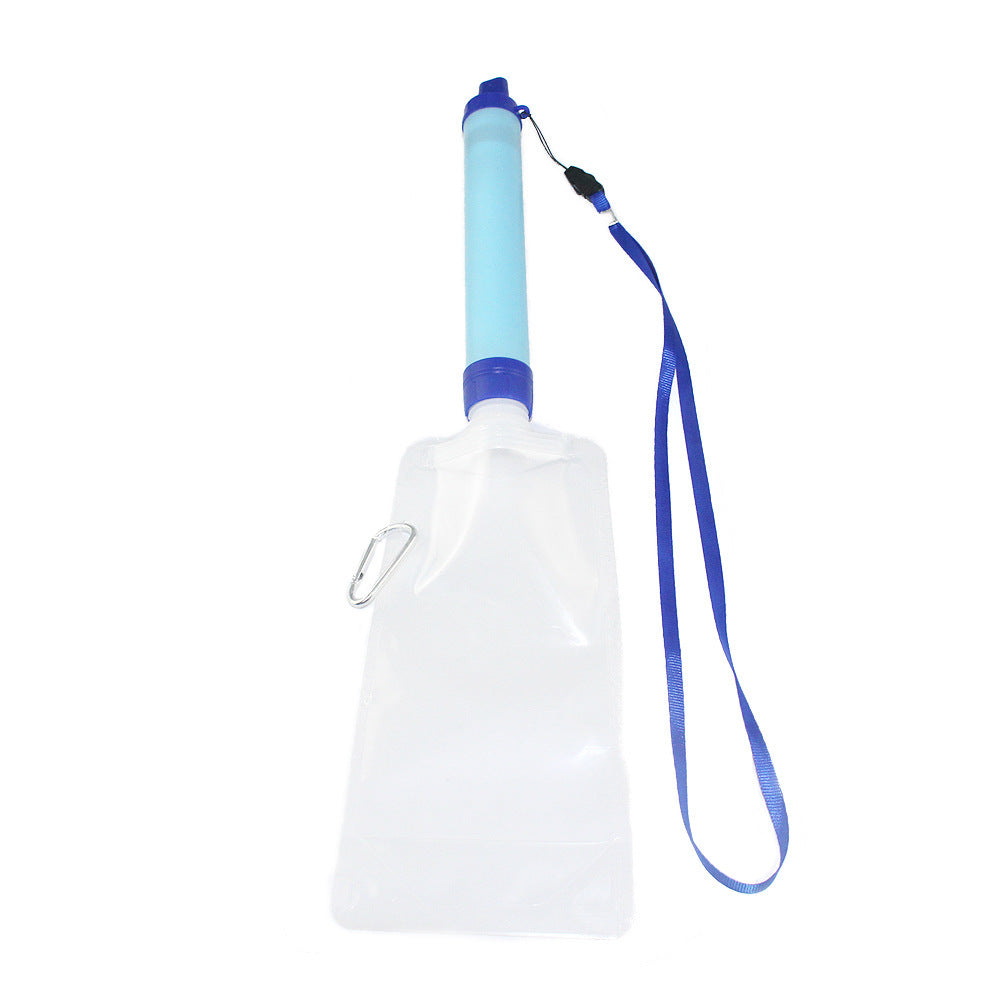 Amazon Hot Outdoor Adventure Mountain Survival Multi-Functional Water Purifier Portable Elongated Suction Pipe - Security Equipment