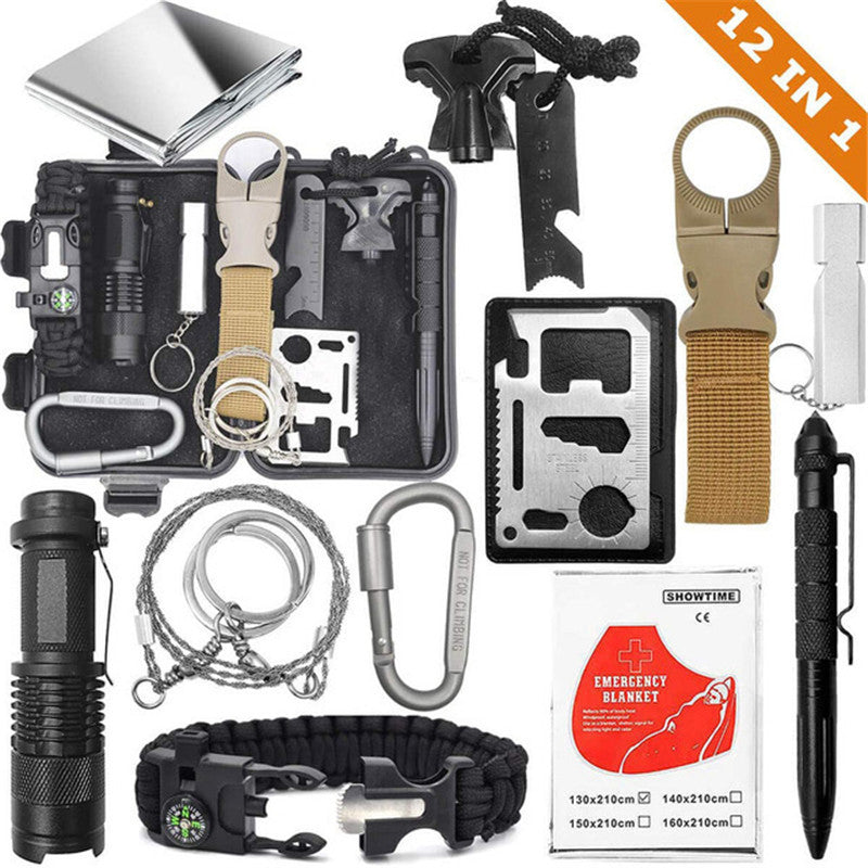 Outdoor Adventure Survival Bag Outdoor Emergency Survival Tool Bag - Security Equipment