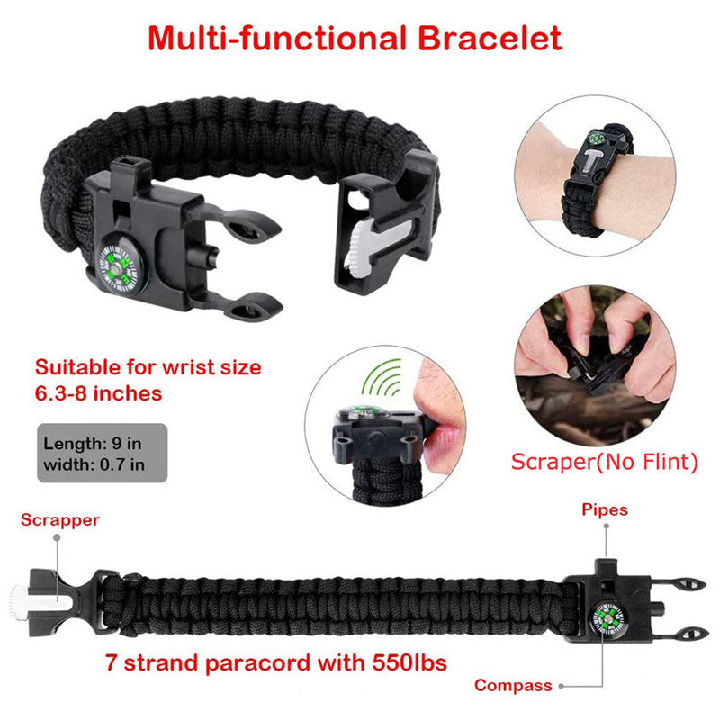 Outdoor Adventure Survival Bag Outdoor Emergency Survival Tool Bag - Security Equipment