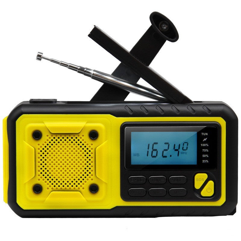 Solar Hand-powered Emergency Multifunctional Radio - Security Equipment