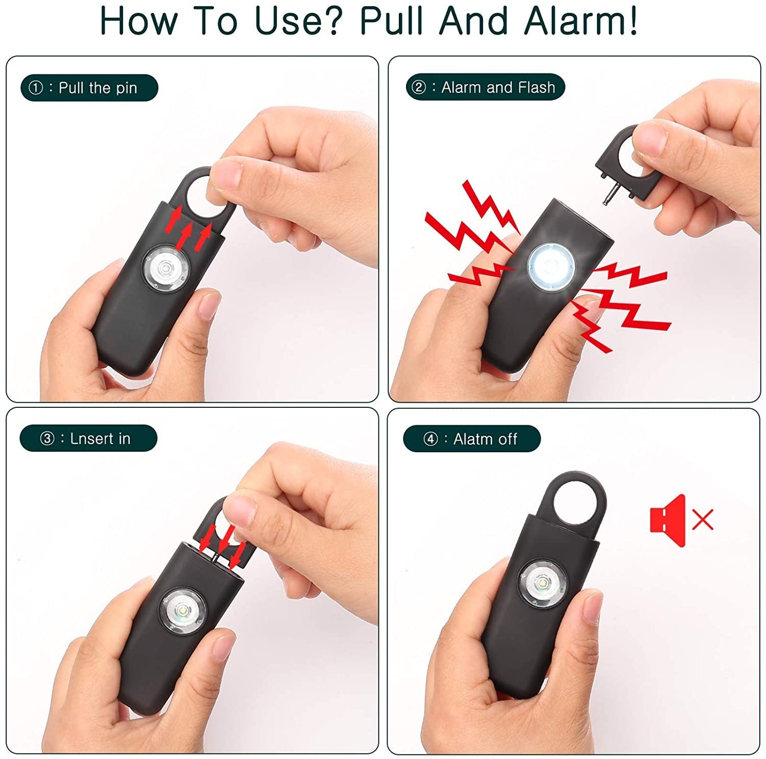 Self Defense Siren Safety Alarm - Security Equipment