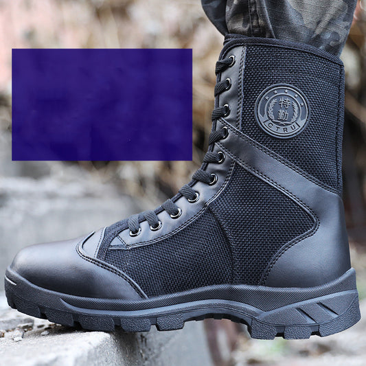 Security Black Training Boots - Security Equipment