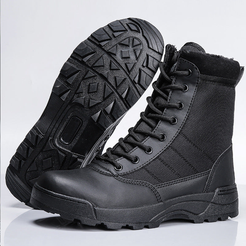 Desert combat boots, land combat boots, hiking shoes - Security Equipment