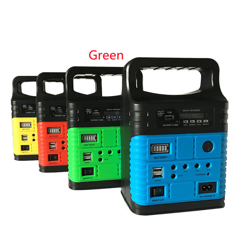 10W Solar Power System Solar Emergency Light Solar Radio Solar System - Security Equipment