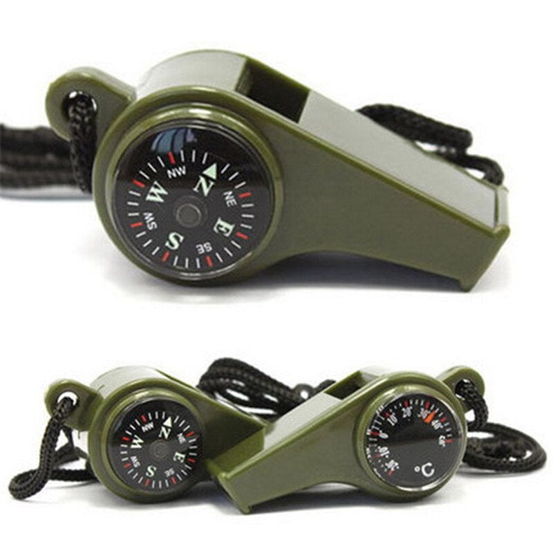 Three-in-one outdoor survival whistle - Security Equipment