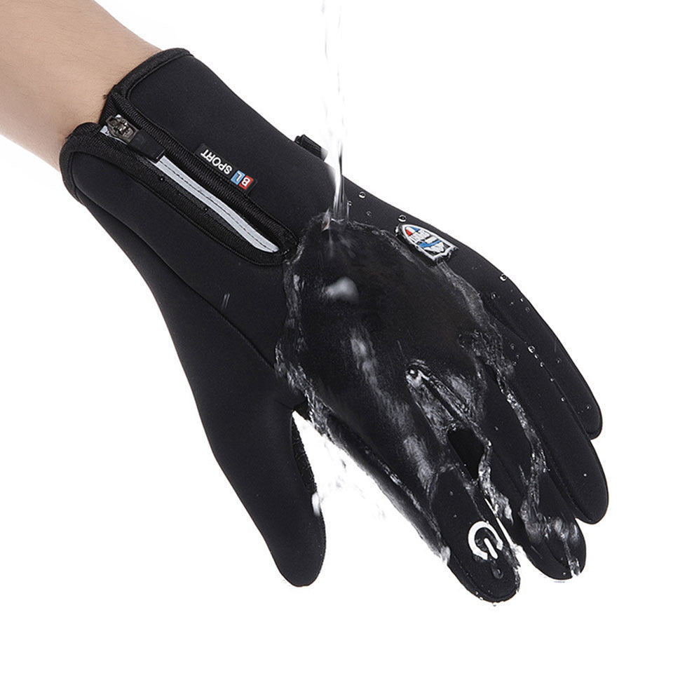 Leather Velvet Security Gloves - Security Equipment