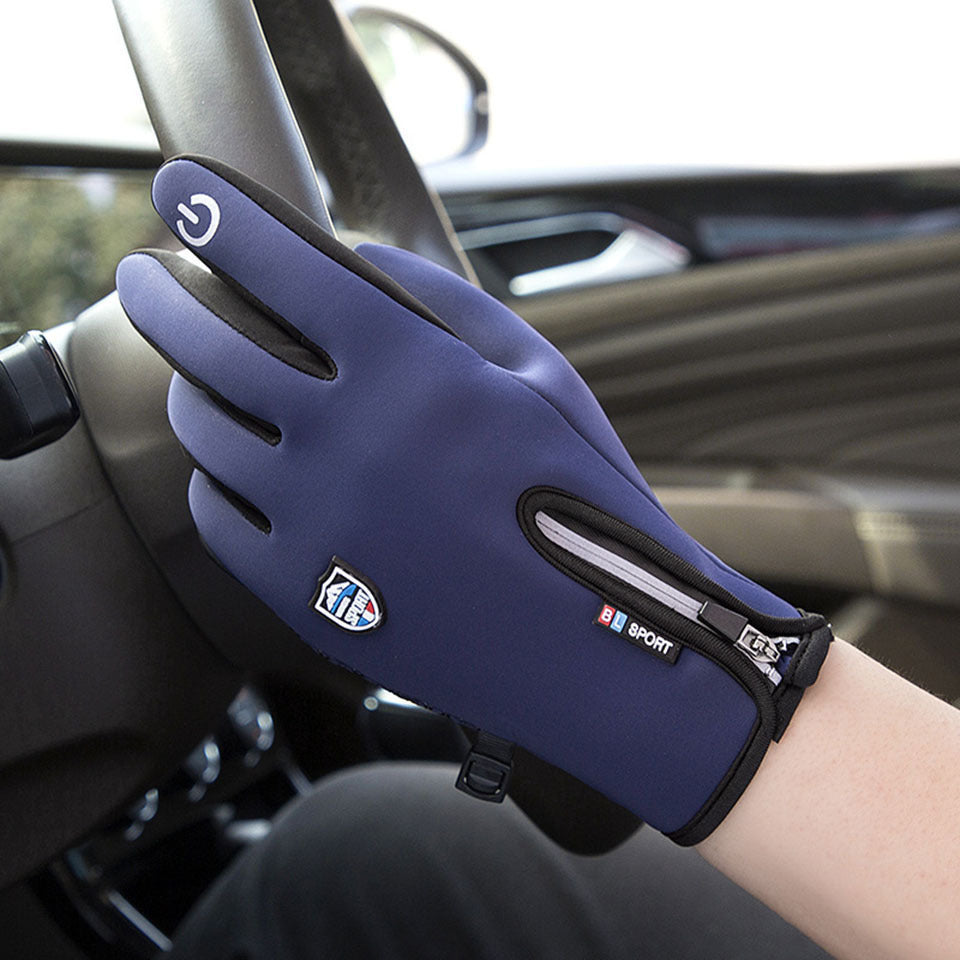 Leather Velvet Security Gloves - Security Equipment