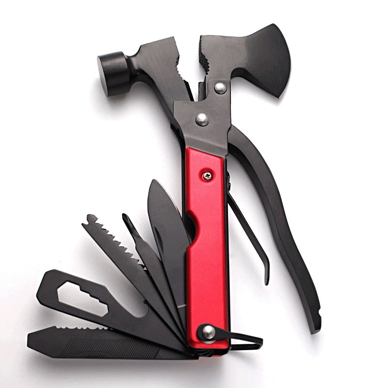 Multifunctional Tool Fire Axe Camping Lifesaving Hammer - Security Equipment