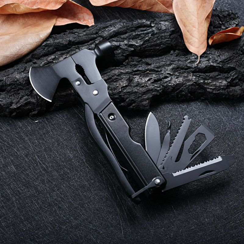 Multifunctional Tool Fire Axe Camping Lifesaving Hammer - Security Equipment