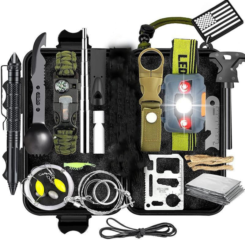 Adventure Survival Tool Suit Multi-functional Field Survival First Aid - Security Equipment