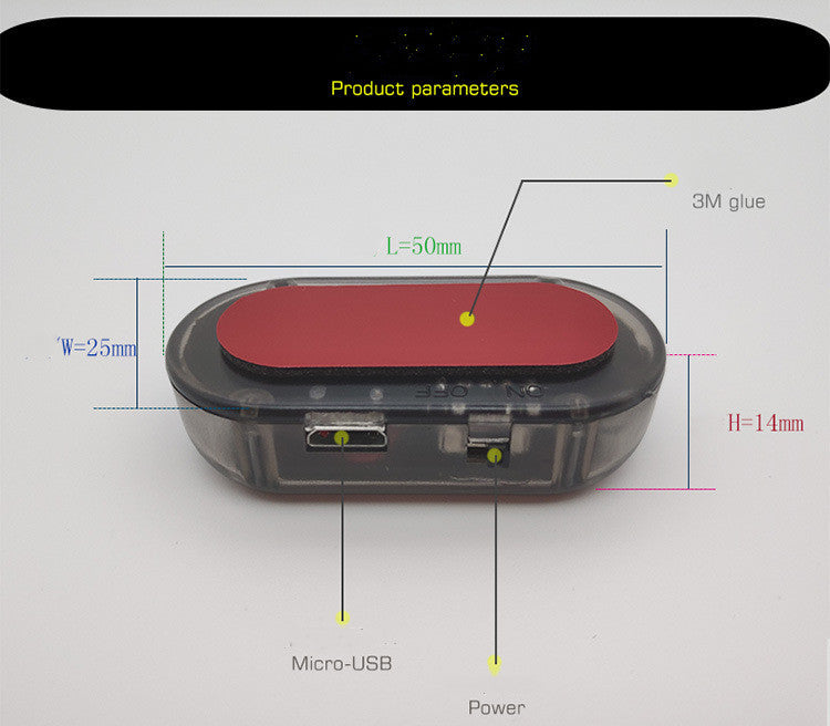 Solar simulation anti-theft warning light - Security Equipment