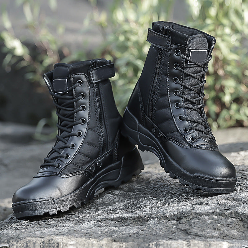 Desert combat boots, land combat boots, hiking shoes - Security Equipment