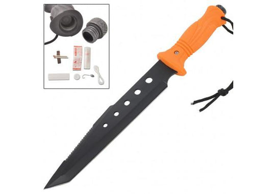 Deviant Edge Tanto Survival Knife - Security Equipment